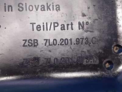 Захист днища (паливного баку) Volkswagen Touareg (2007-2010) рестайл