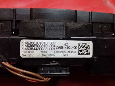 Блок кнопок Mercedes-Benz Vito W 639 (2010-2014) рестайл