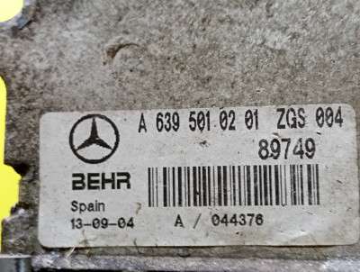 Інтеркулер (радіатор інтеркулера) Mercedes-Benz Vito W 639 (2003-2010) дорестайл