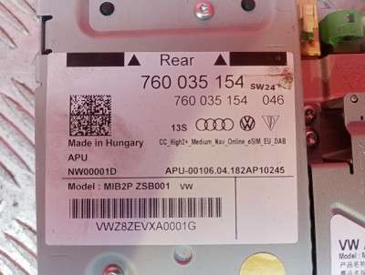 Блок навигації Volkswagen Touareg CR (2018-2024)