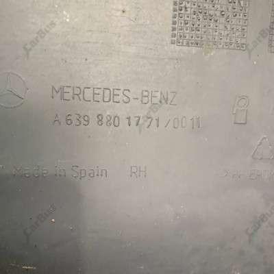 Ікло (кут) бампера правий Mercedes-Benz Vito W 639 (2003-2010) дорестайл