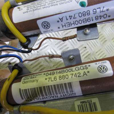 Подушка безпеки бокова (шторка) Volkswagen Touareg (2003-2006) дорестайл