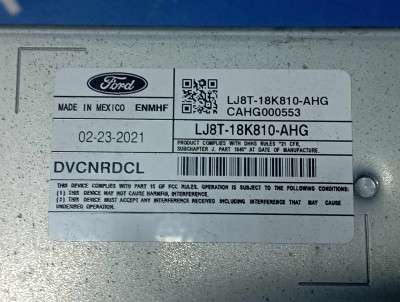 Радіомодуль Ford Mustang Mach-E  Select Premium  ( 2019 - 2026 )