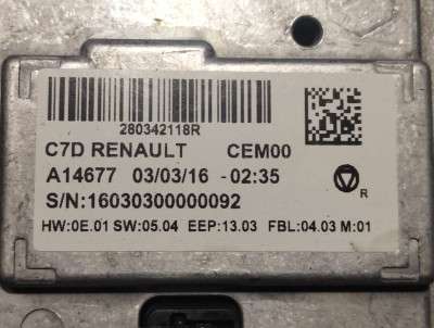 Дисплей інформаційний (монітор) Renault Kadjar (2015 - 2022)