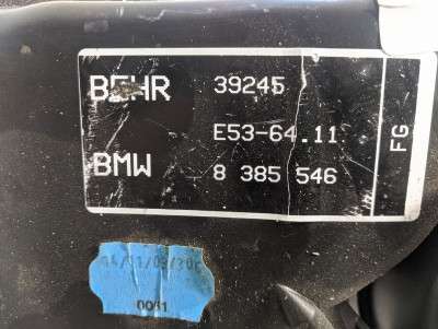 Моторчик (двигун) пічки BMW X5 E53 (2003-2006) рестайл