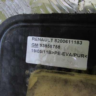 Обшивка пола под аккумулятор Renault Trafic II, Opel Vivaro II, Nissan Primastar II (2006-2014) рестайл