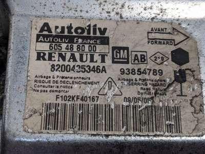 Блок керування подушками безпеки Renault Trafic II, Opel Vivaro II, Nissan Primastar II (2001-2006) дорестайл