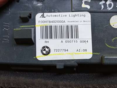 Фонарь крышки багажника правый BMW X5 E70 (2010-2013) рестайл