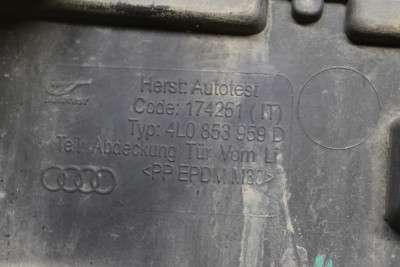 Накладка декоративная (молдинг) передней левой двери Audi Q7 (2010-2015)