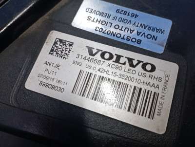 Фара передняя правая VOLVO XC90