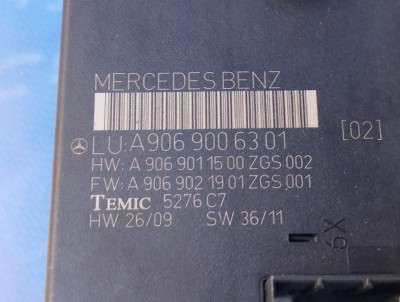 Блок комфорта SAM (Signan Auswerte Modul) Mercedes-Benz Sprinter W 906 (2006-2014) дорестайл