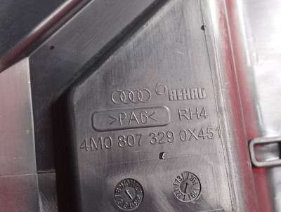 Кронштейн (кріплення) заднього бампера центральний Audi Q7 4M(2015-2020) - 2