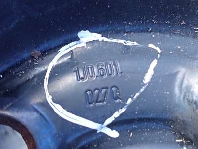 Диск колесный штампованный Mercedes-Benz Vito W 639 (2003-2010) дорестайл