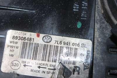 Фара передня права Volkswagen Touareg (2003-2006) дорестайл - 5