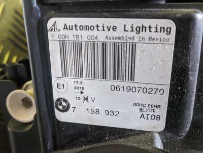 Фара передня права BMW X5 E70 (2007-2010) дорестайл