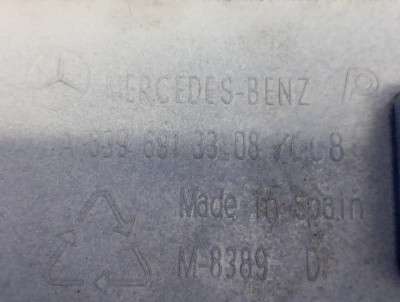 Накладка декоративна (молдинг) заднього правого крила Mercedes-Benz Vito W 639 (2010-2014) рестайл