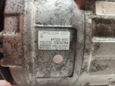 Компрессор кондиционера Mercedes-Benz Vito W 639 (2003-2010) дорестайл