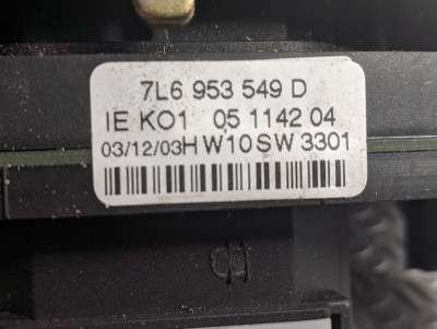 Перемикач підрульовий комбінований Volkswagen Touareg (2003-2006) дорестайл