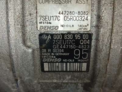 Компрессор кондиционера Mercedes-Benz Vito W 639 (2010-2014) рестайл