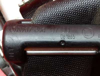 Ремень безпеки передній правий Mercedes-Benz Sprinter W907 (2014-2024) - 4