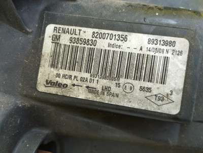 Фара передня права Renault Trafic II, Opel Vivaro II, Nissan Primastar II (2006-2014) рестайл - 4