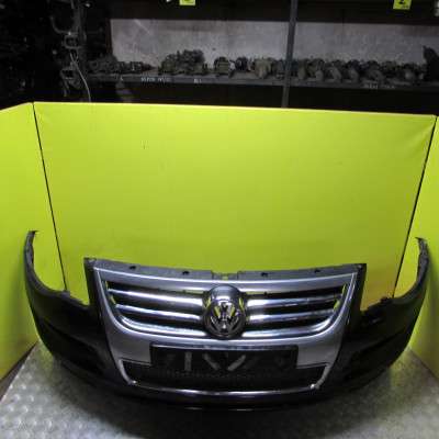 Бампер передній Volkswagen Touareg (2007-2010) рестайл - 3
