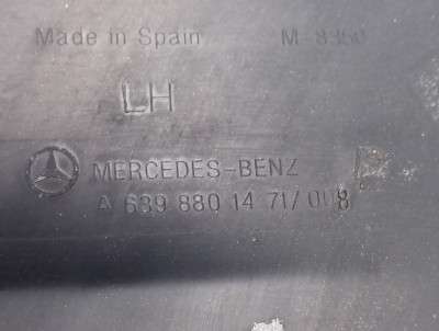 Ікло (кут) бампера лівий Mercedes-Benz Vito W 639 (2003-2010) дорестайл