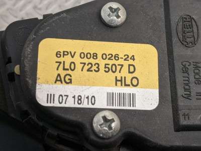 Педаль газу Volkswagen Touareg (2007-2010) рестайл