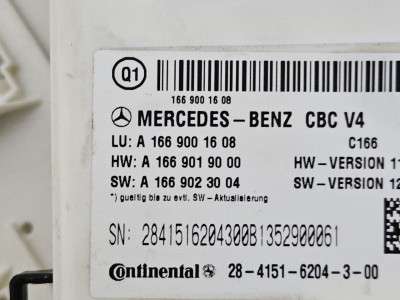 Блок комфорту SAM (Signan Auswerte Modul) Mercedes ML W166 (з 2011)
