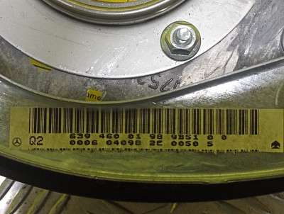 Подушка безпеки в кермо Mercedes-Benz Vito W 639 (2003-2010) дорестайл