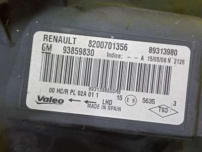 Фара передня права Renault Trafic II, Opel Vivaro II, Nissan Primastar II (2001-2006) дорестайл