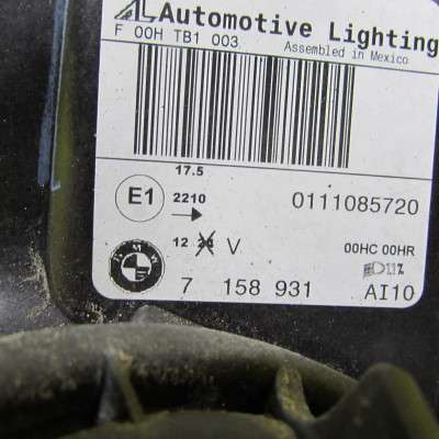 Фара передня ліва BMW X5 E70 (2007-2010) дорестайл