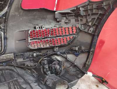 Бампер передній Volkswagen Touareg (2007-2010) рестайл