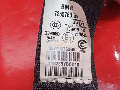 Ремень безпеки задній правий BMW X3 F25 (2010-2017)