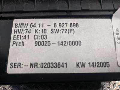 Панель керування клімат-контролю BMW X5 E53 (2003-2006) рестайл