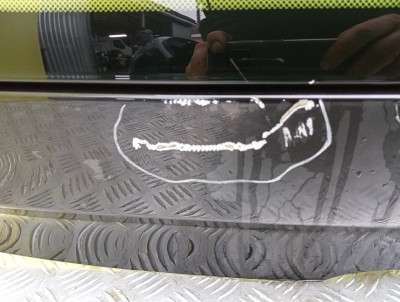 Борт відкидний (ляда нижня, кришка багажника нижня) BMW X5 E53 (2003-2006) рестайл