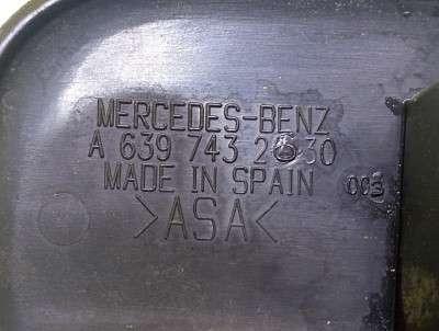 Планка підсвічування номера Mercedes-Benz Vito W 639 (2010-2014) рестайл