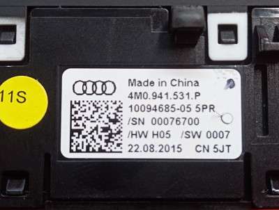 Переключатель света Audi Q7 4M(2015-2020)