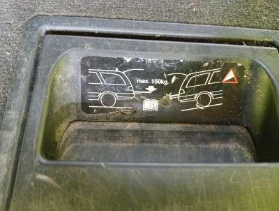 Підлога багажника BMW X5 E53 (2003-2006) рестайл