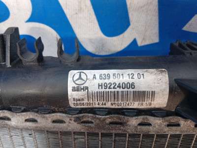 Интеркулер (радиатор интеркулера) Mercedes-Benz Vito W 639 (2010-2014) рестайл