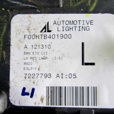 Ліхтар кришки багажника лівий BMW X5 E70 (2010-2013) рестайл