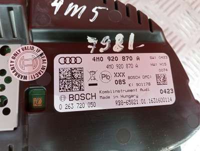 Панель приладів (щиток приладів) Audi Q7 4M(2015-2020)