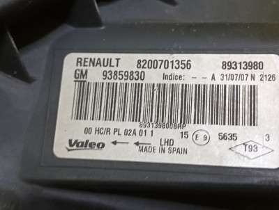 Фара передня права Renault Trafic II, Opel Vivaro II, Nissan Primastar II (2006-2014) рестайл