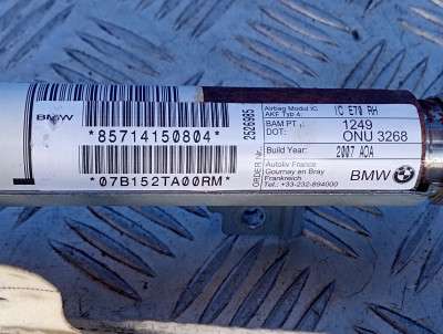 Подушка безпеки бокова (шторка) BMW X5 E70 (2007-2010) дорестайл