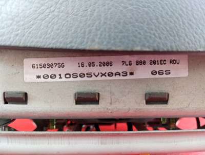 Подушка безпеки в кермо Volkswagen Touareg (2003-2006) дорестайл