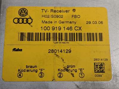 TV тюнер Volkswagen Touareg (2003-2006) дорестайл