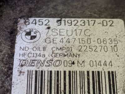 Компресор кондиціонера BMW X5 E70 (2010-2013) рестайл