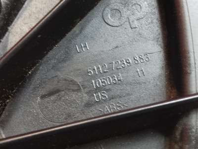 Кронштейн (кріплення) заднього бампера лівий BMW X3 F25 (2010-2017)