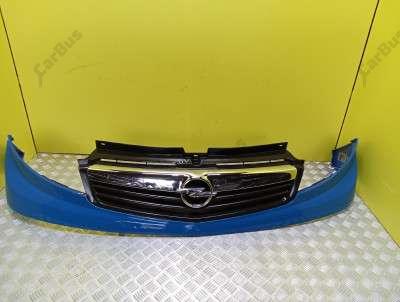 Накладка бампера переднього центральна Renault Trafic II, Opel Vivaro II, Nissan Primastar II (2006-2014) рестайл