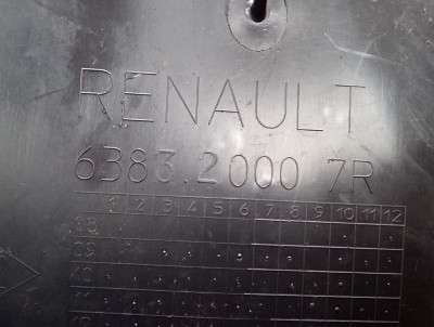 Підкрилок (захист крила) передній задня частина правий RENAULT MASTER III